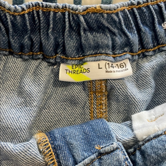 Epic Threads Blue Denim A-Line Skirt - Picture 2 of 3